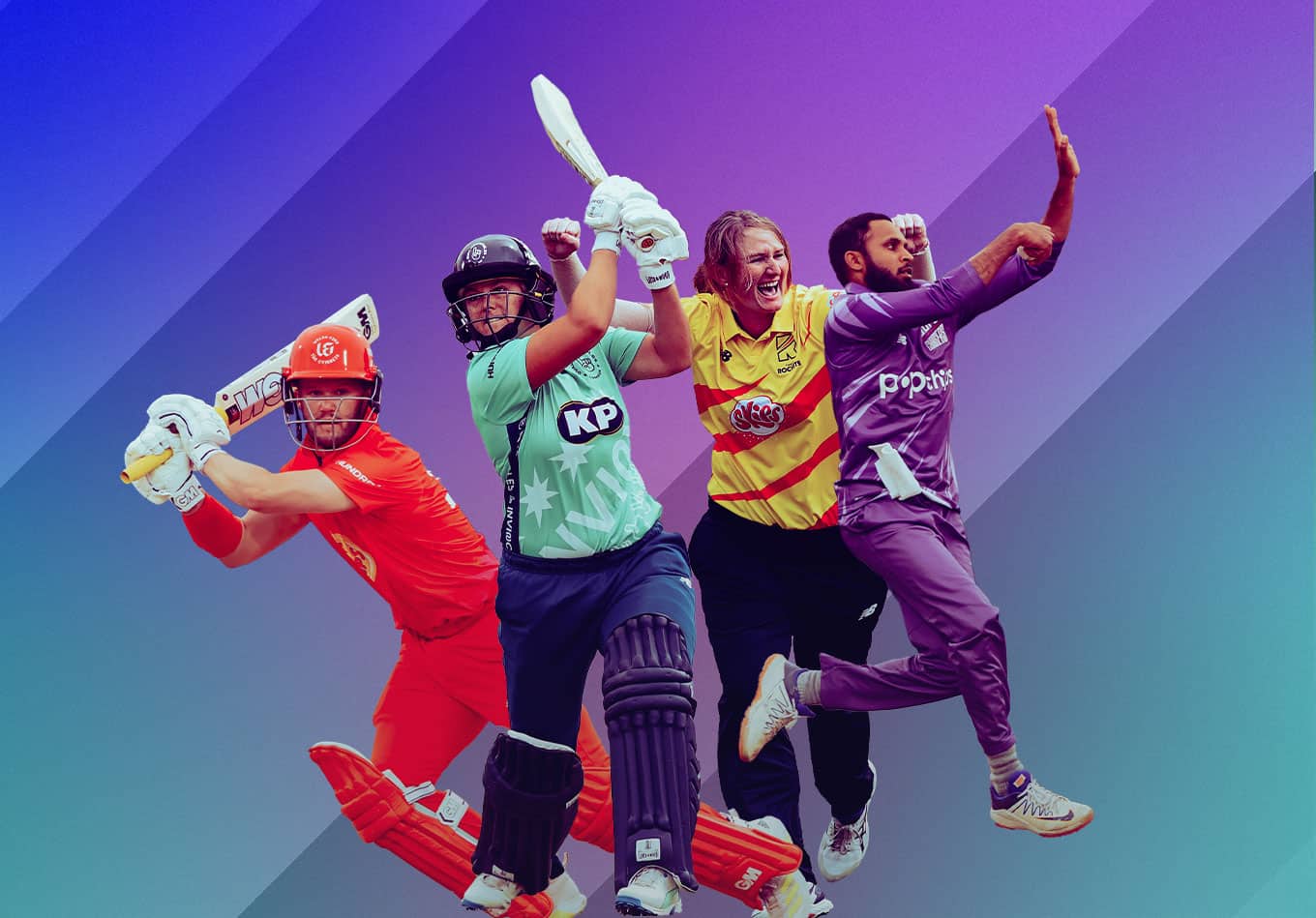 cricket players in the hundred.