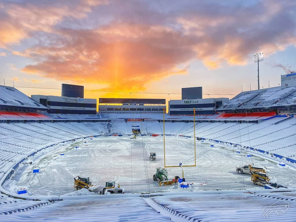 Bills, Steelers Playoff Battle in Snow Today - January 15